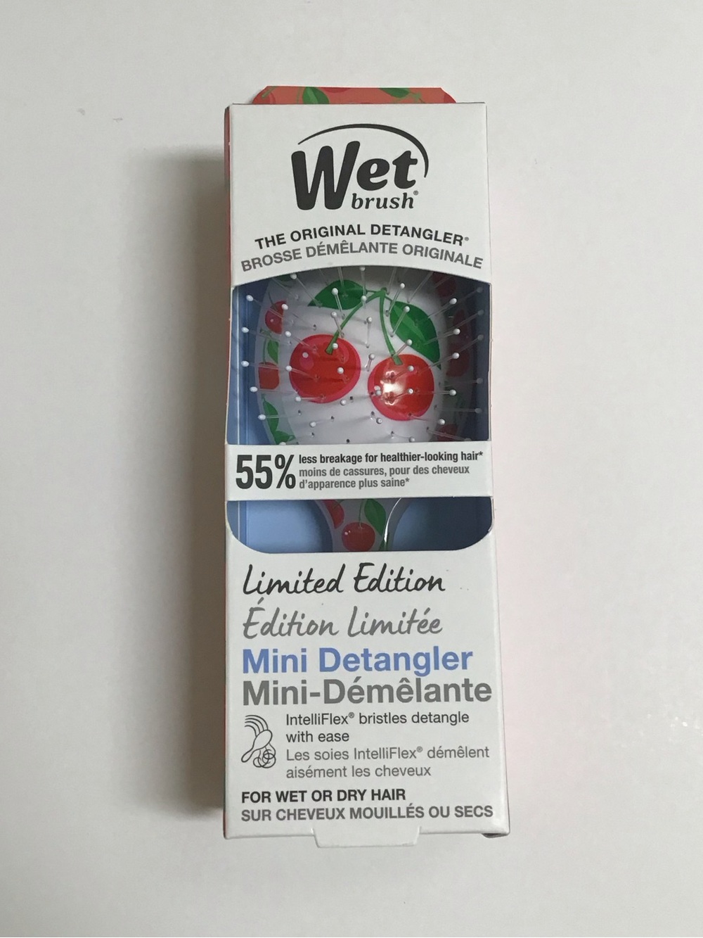 Wet Brush Mini Hair Brush Detangler CHERRY Limited Edition Beach Pool Gym NEW - Picture 3 of 8